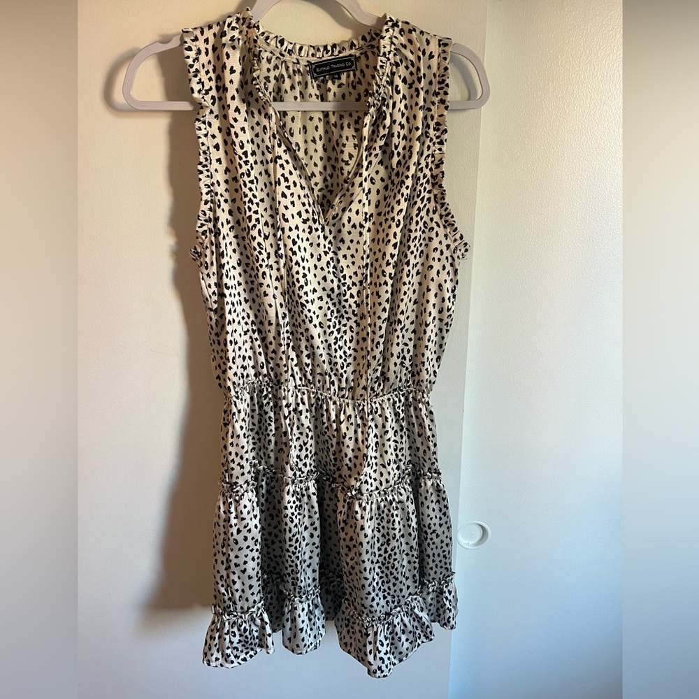Mini Cheetah Print Dress